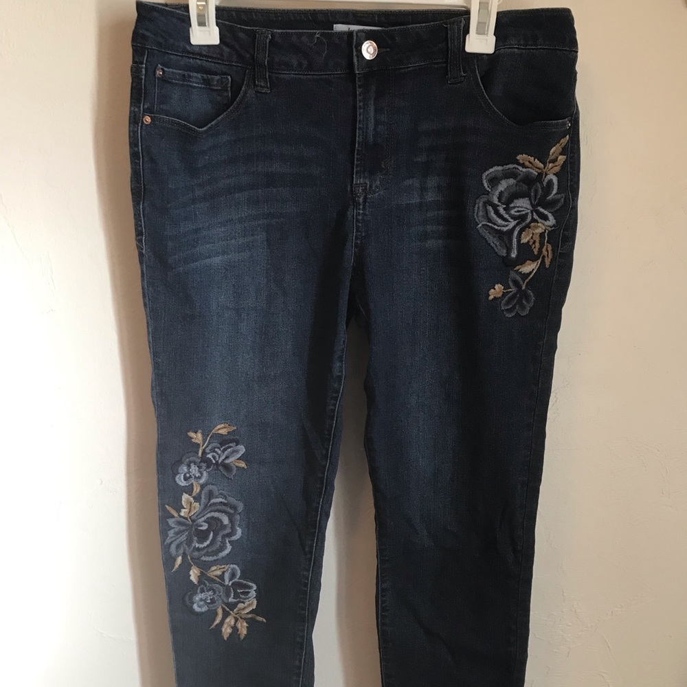 Embroidered jeans